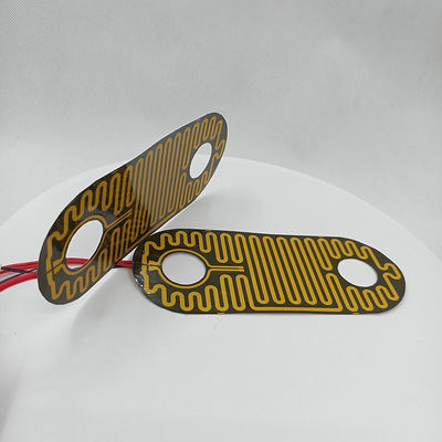 Far Infrared Thin Heating Element , Polyimide Flexible Electric Heater For Warm Palace Belt