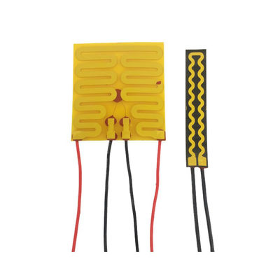 Electric Polyimide Heater Element Yellow Black Color For Hair Straightener