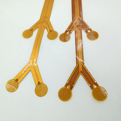 Yellow Color Flexible Heating Element 500VAC With OEM Special Shapes