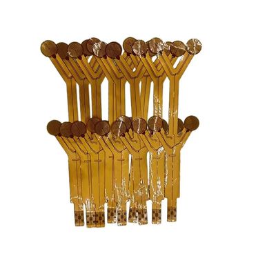 Yellow Color Flexible Heating Element 500VAC With OEM Special Shapes