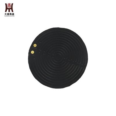 Round Flexible Heating Film , Thermostatic Custom Polyimide Heater