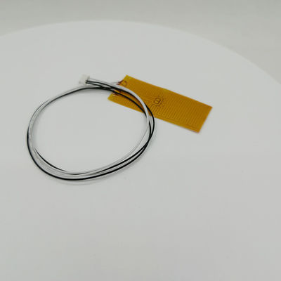 Constant Temperature PI Heating Film , Flexible Kapton Polyimide Heaters Yellow Color