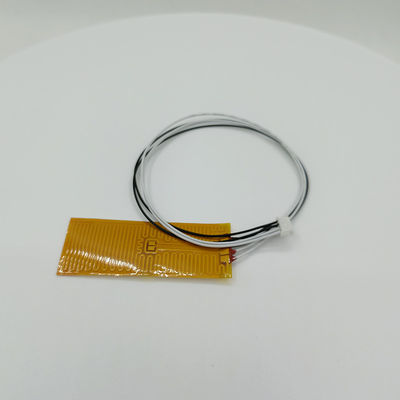 Constant Temperature PI Heating Film , Flexible Kapton Polyimide Heaters Yellow Color