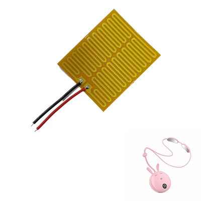 Car Battery Flexible Film Heater , Polyimide 5 Volt Heating Element 260 Degree