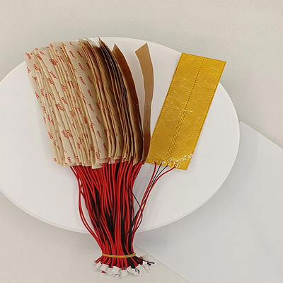 Electric Custom Flexible Heater , Polyimide Thin Film Heating Element 0.1mm Thickness