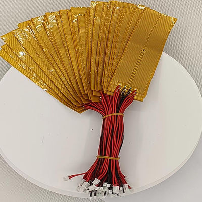 Electric Custom Flexible Heater , Polyimide Thin Film Heating Element 0.1mm Thickness