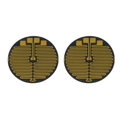 OEM Metal Polyimide Heating Element Flexible With Yellow Black Color Special Shape