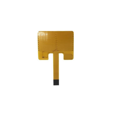 OEM Metal Polyimide Heating Element Flexible With Yellow Black Color Special Shape