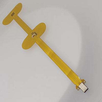 1.5V Polyimide Heater Element , Flexible Type C USB Heating Film With Special Shape
