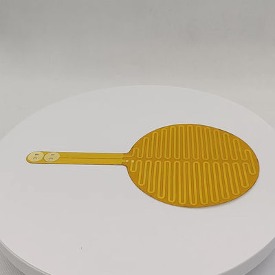 Round Shape Polyimide Foil Heater , Custom Flexible Heater For Leg Massager